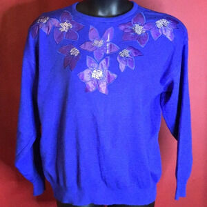 MICHELLE RICHARDS VINTAGE SWEATER SIZE M